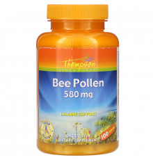 Thompson, Bee Pollen, 580 mg, 100 Capsules