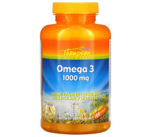 Thompson, Омега 3, 1000 мг, 100 капсул