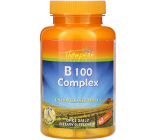 Thompson, B 100 Complex, 60 Tablets