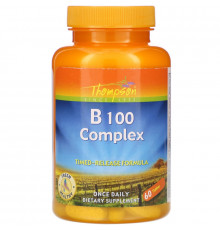 Thompson, B 100 Complex, 60 Tablets