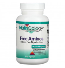 Nutricology, Аминокислоты свободной формы, 100 капсул