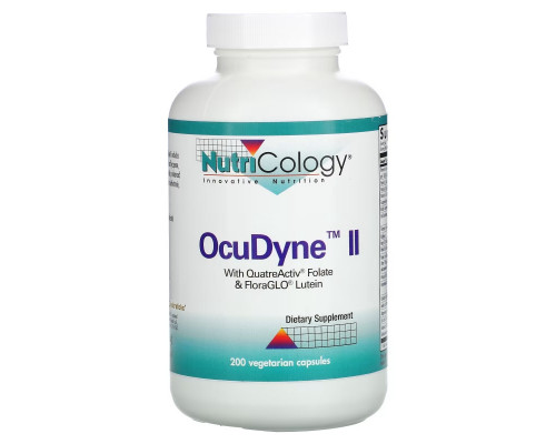 Nutricology OcuDyne II 200 вегетарианских капсул Nutricology OcuDyne II 200 вегетарианских капсул