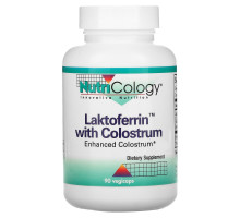 Nutricology, Лактоферрин с молозивом, 90 вегетарианских капсул