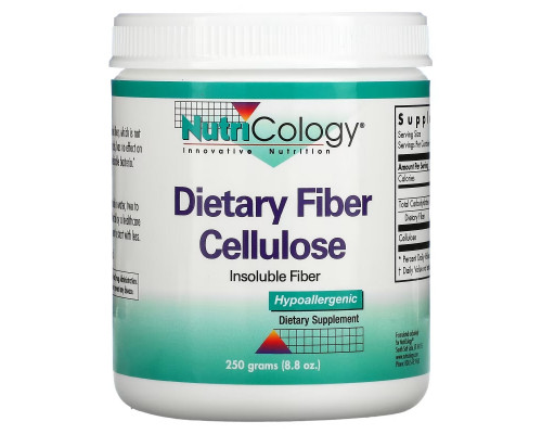 Nutricology Порошок целлюлозы из пищевого волокна 8,8 унций (250 г) Nutricology Порошок целлюлозы из пищевого волокна 8,8 унций (250 г)