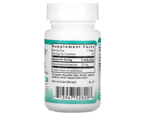 Nutricology DHEA 25 Микронизированная матрица липидов 60 таблеток Nutricology DHEA 25 Микронизированная матрица липидов 60 таблеток