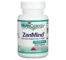 Nutricology, Пищевая добавка ZenMind, 60 растительных капсул