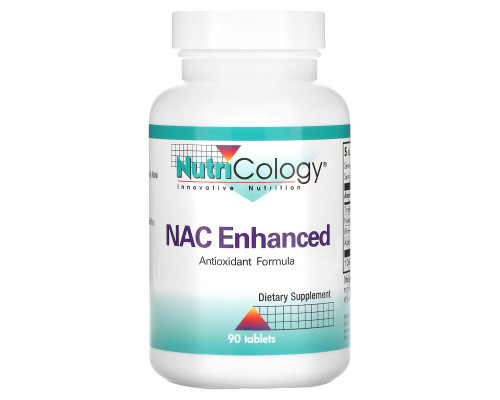 Nutricology, NAC Enhanced , 90 таблеток