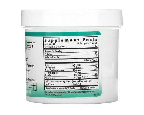 Nutricology NT Factor энергетические липиды в порошке 150 граммов Nutricology NT Factor энергетические липиды в порошке 150 граммов