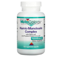 Nutricology, Гуминовый монолаурин, 120 вегетарианских капсул