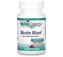 Nutricology, Biotin Blast, 90 вегетарианских капсул