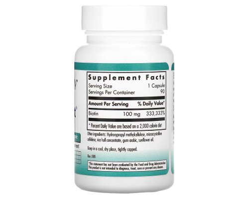 Nutricology, Biotin Blast, 90 вегетарианских капсул Nutricology, Biotin Blast, 90 вегетарианских капсул