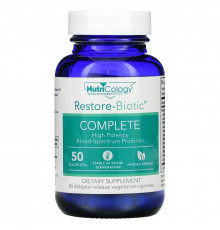 Nutricology, Restore-Biotic Complete, 60 Delayed-Release Vegetarian Capsules