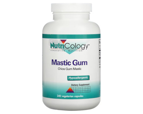 Nutricology, Mastic Gum, Chios Gum Mastic, 240 Vegetarian Capsules