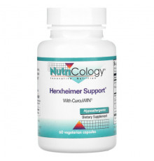 Растительные экстракты и настойки Nutricology, Herxheimer Support, 60 вегетарианских капсул