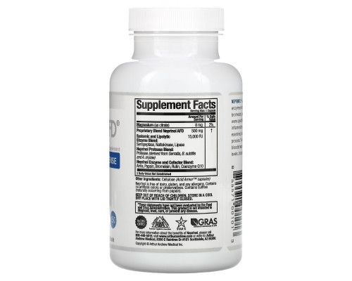 Arthur Andrew Medical Neprinol AFD Advanced Fibrin Defense 500 mg 150 Capsules Arthur Andrew Medical Neprinol AFD Advanced Fibrin Defense 500 mg 150 Capsules