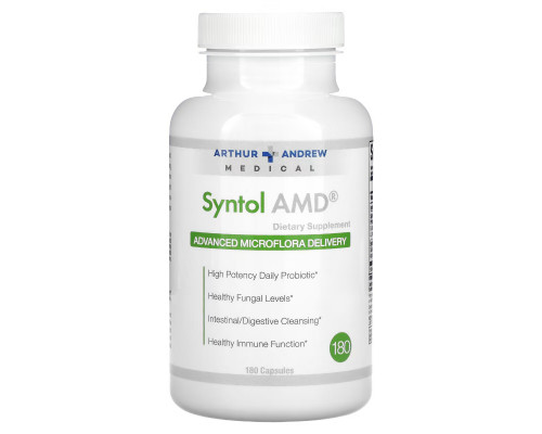 Arthur Andrew Medical Syntol AMD добавка для улучшения микрофлоры 180 капсул Arthur Andrew Medical Syntol AMD добавка для улучшения микрофлоры 180 капсул