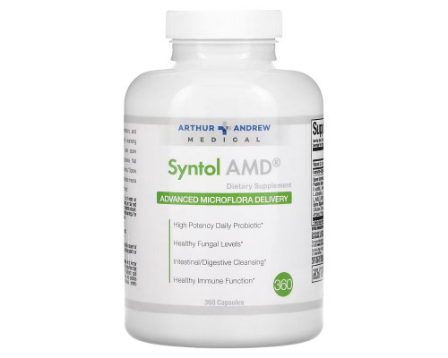 Arthur Andrew Medical Syntol AMD Advanced Microflora Delivery 500 mg 360 Capsules Arthur Andrew Medical Syntol AMD Advanced Microflora Delivery 500 mg 360 Capsules