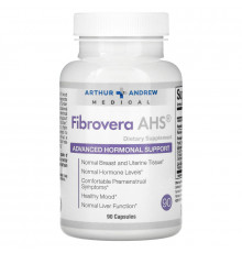 Arthur Andrew Medical, FibroVera AHS, улучшенная поддержка гормонов 90 капсул