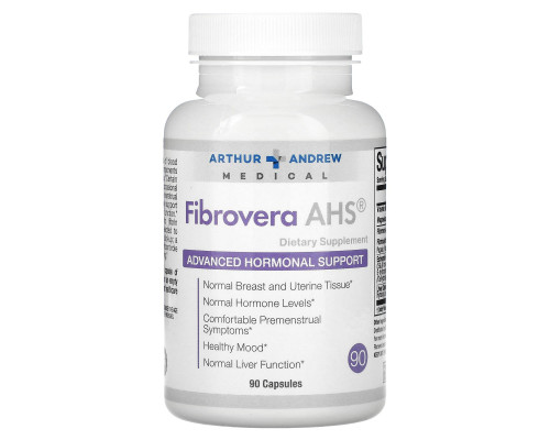 Arthur Andrew Medical, FibroVera AHS, улучшенная поддержка гормонов 90 капсул Arthur Andrew Medical, FibroVera AHS, улучшенная поддержка гормонов 90 капсул