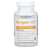 Arthur Andrew Medical, Devigest ADS, Advanced Digestive Support, 400 mg, 90 Capsules