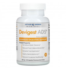 Arthur Andrew Medical, Devigest ADS, Advanced Digestive Support, 400 mg, 90 Capsules