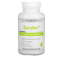 Arthur Andrew Medical Serretia Чистые Серрапептазы 250000 SPUs 180 капсул