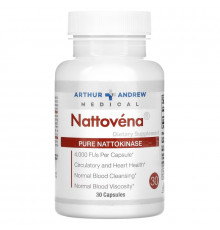 Arthur Andrew Medical Nattovena Pure Nattokinase 4000 FU 30 Capsules