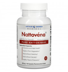 Arthur Andrew Medical, Nattovena, Pure Nattokinase, 200 mg, 90 Capsules