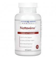 Arthur Andrew Medical Nattovena Pure Nattokinase 4000 FU 180 Capsules