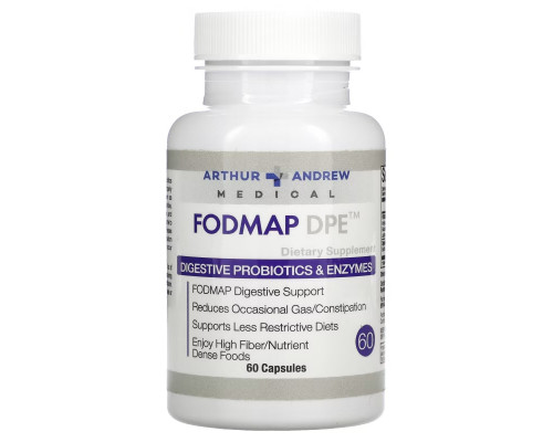 Arthur Andrew Medical, FODMAP DPE, 60 Capsules Arthur Andrew Medical, FODMAP DPE, 60 Capsules