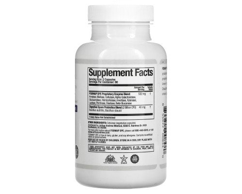 Arthur Andrew Medical, FODMAP DPE, 180 Capsules Arthur Andrew Medical, FODMAP DPE, 180 Capsules