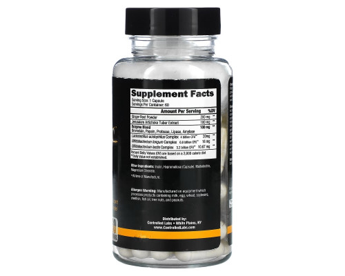 Controlled Labs, Orange GutBAC, 60 Veggie Capsules Controlled Labs, Orange GutBAC, 60 Veggie Capsules