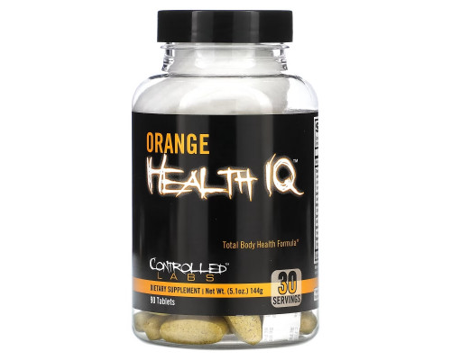 Controlled Labs, Orange Health IQ, 90 Tablets