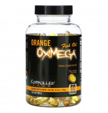 Controlled Labs Orange OxiMega Рыбий жир цитрусовый вкус 120 гелевых капсул