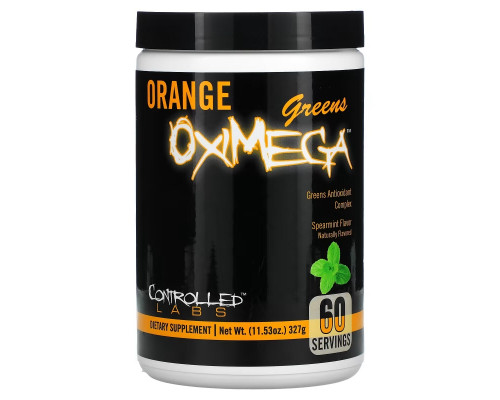 Controlled Labs, Orange OxiMega, Greens Antioxidant Complex, Spearmint, 11.53 oz (327 g) Controlled Labs, Orange OxiMega, Greens Antioxidant Complex, Spearmint, 11.53 oz (327 g)