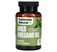 California Natural, Масло орегано, 90 капсул