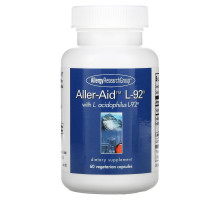 Allergy Research Group, Aller-Aid L-92 с L. Acidophilus L-92, 60 вегетарианских капсул