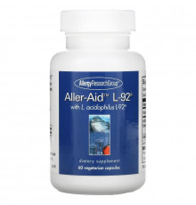 Allergy Research Group, Aller-Aid L-92 с L. Acidophilus L-92, 60 вегетарианских капсул