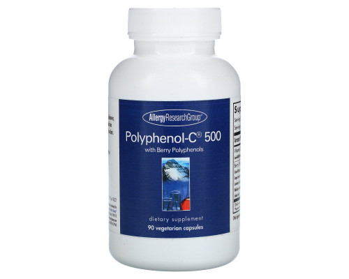 Allergy Research Group, Polyphenol-C 500 with Berry Polyphenols, 90 Vegetarian Capsules Allergy Research Group, Polyphenol-C 500 with Berry Polyphenols, 90 Vegetarian Capsules