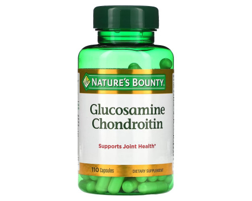Nature's Bounty, Glucosamine Chondroitin, 110 Capsules Nature's Bounty, Glucosamine Chondroitin, 110 Capsules