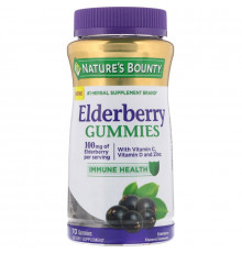 Nature's Bounty, Elderberry Gummies, 100 mg, 70 Gummies