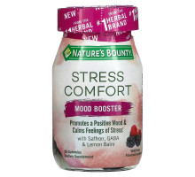 Nature's Bounty, Stress Comfort, Mood Booster, Wild Berry, 36 Gummies