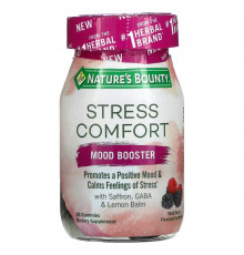 Nature's Bounty, Stress Comfort, Mood Booster, Wild Berry, 36 Gummies