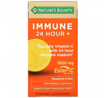 Витамин C Gold Series, Immune 24 Hour+, 1,000 mg, 50 Softgels (500 mg per Softgel)