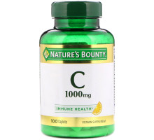 Nature's Bounty, Витамин C, 1000 мг, 100 капсуловидных таблеток