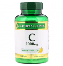 Nature's Bounty, Витамин C, 1000 мг, 100 капсуловидных таблеток