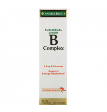 Nature's Bounty, B-Complex, жидкость под язык, 59 мл (2 жидкие унции)