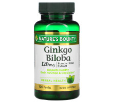 Nature's Bounty, Гинко билоба, 120 мг, 100 капсул