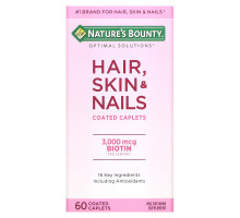 Nature's Bounty, Волосы, кожа и ногти, 60 капсул, покрытых оболочкой