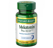 Nature's Bounty, Melatonin, 5 mg, 90 Rapid Release Softgels